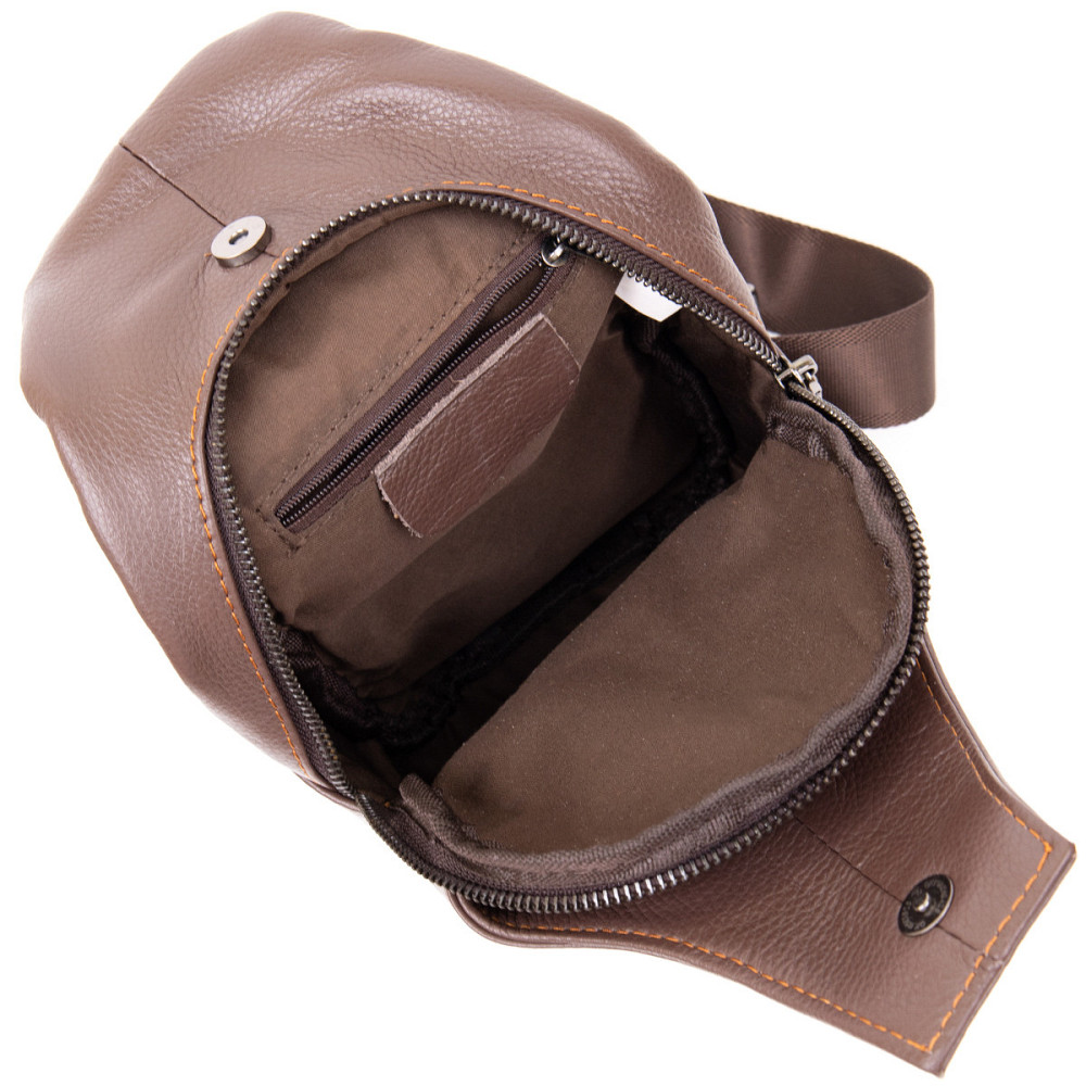 Сумка кросс боди Vintage 20402 Серо-коричневая Киев - изображение 7