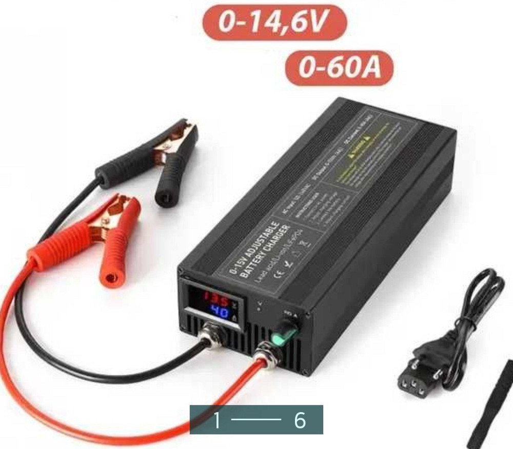 Зарядное устройство для Аккумуляторов: LifePo414, 6 B 0-60A. Киев - изображение 1