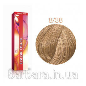 8/38 Фарба для волосся Wella Color Touch 8/38 светлий блонд золотой жемчуг NEW 2025 Киев - изображение 3
