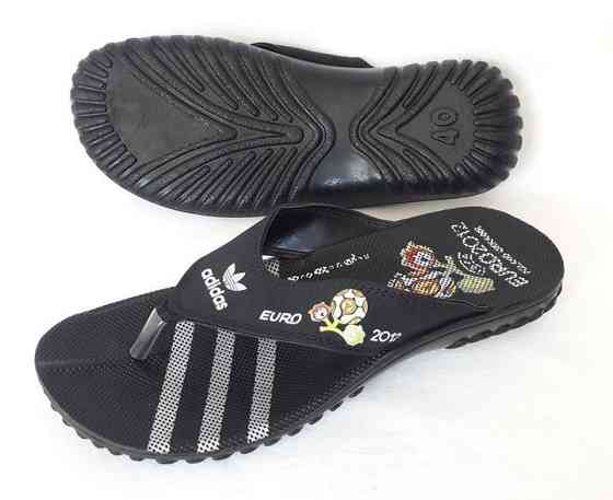 Чоловічі Шлепанці Тапочки Adidas Сланці В'єтнамки Ададас Чорні (розміри: 40,41,44) Дніпро