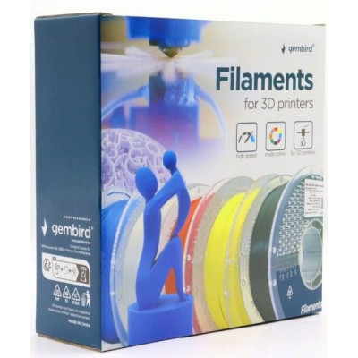 Пластик для 3D-принтера Gembird ABS High Speed, 1.75 мм, 1kg, red (3DP-ABS1.75HY-01-R) Винница - изображение 3