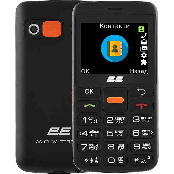 Мобільний телефон 2E T180 Max Dual Sim Black (688130251051) Чорний Харків