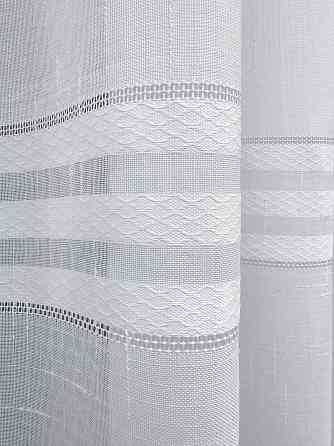 Тюль VR-Textil 1356т Мережка Льон Білий 400х250 см (42-1423) Київ