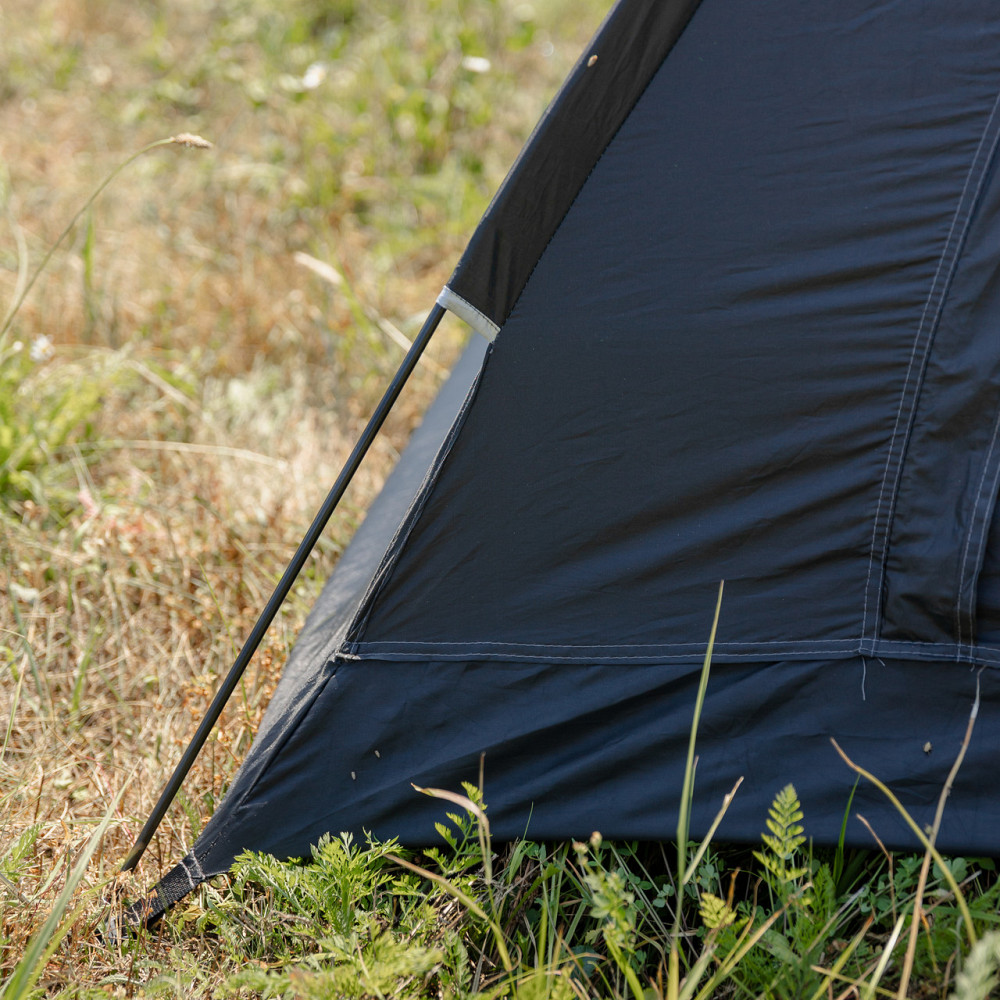 Lugi Намет двомісний 200×150×120 см кемпінговий туристичний для риболовлі LU-025B Чорний Киев - изображение 10