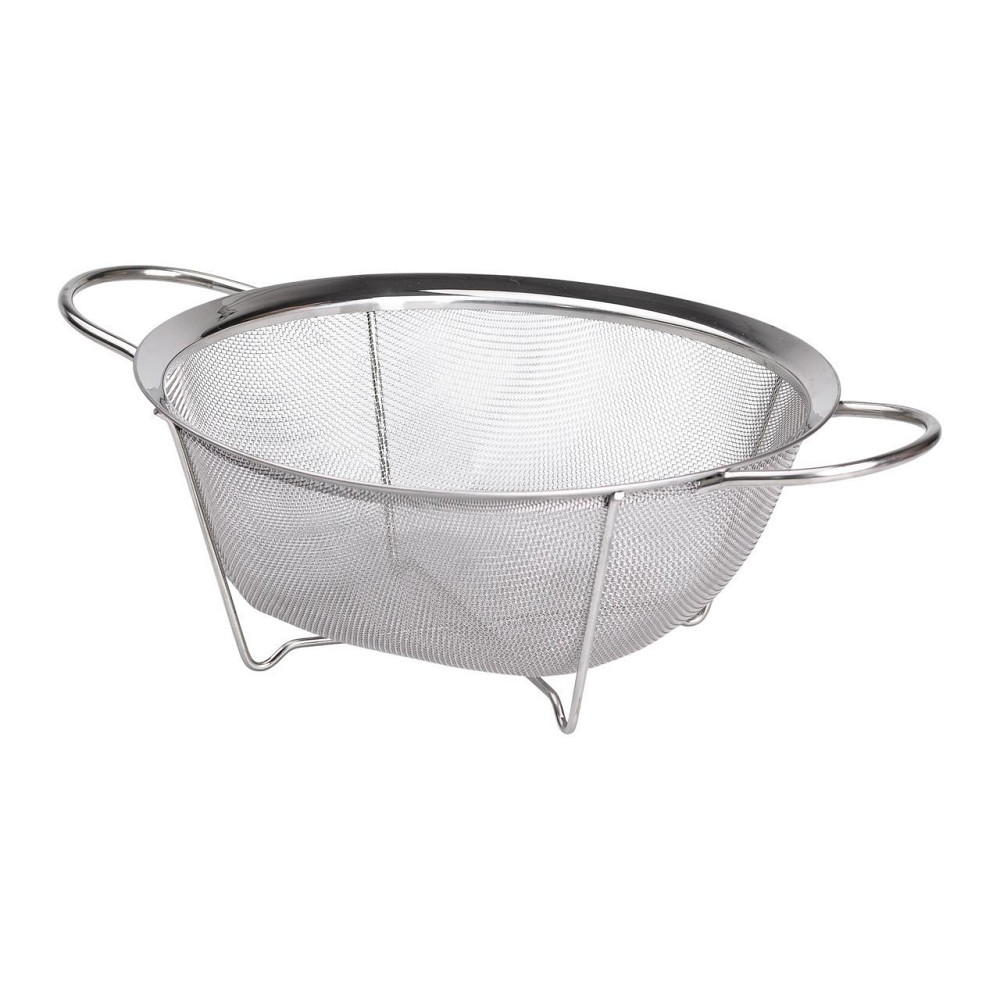 Дуршлаг 22 см с ручками из нержавеющей стали Киев - изображение 4