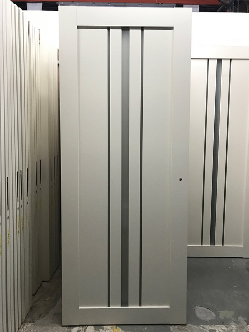 Двери экошпон, Полотно, серия TETRA  , Модель Т-03 (сатин) Цвет: Крем мат. (НОВИНКА) Крем мат. Сатин Киев - изображение 4