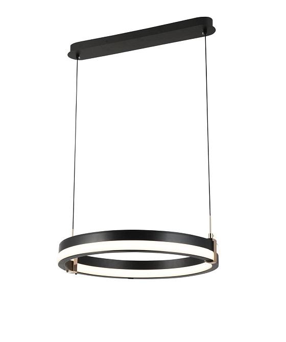 Підвісна LED-люстра VALESO G 2919/500D 108W, з пультом 2.4G з затемненням Чорний+Золото Коломия - фото 3