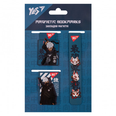 Закладки для книг Yes магнитные Anime 3 шт (708359) Винница - изображение 1