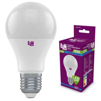 Лампочка ELM B60 12W PA10S E27 4000K (18-0179) Вінниця