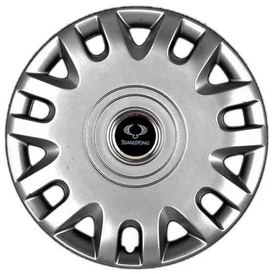 Автомобільні модельні ковпаки R15 SsangYong 333 4шт, SJS, сріблясті Київ