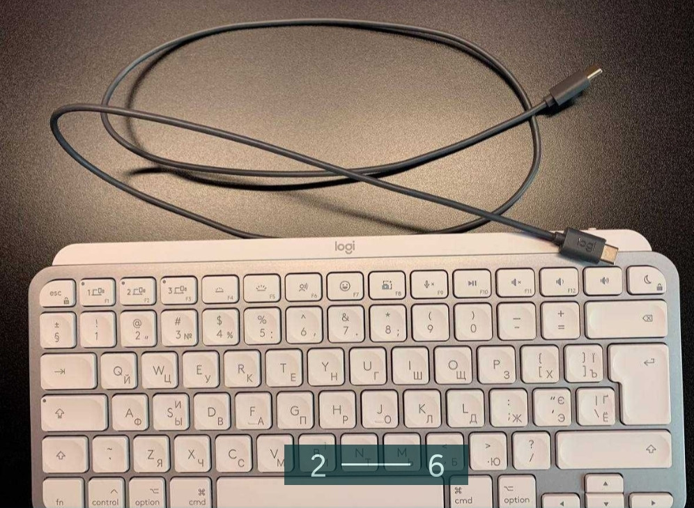Клавіатура бездротова: Logitech MX Keys Mini For Mac Wireless Київ - фото 2
