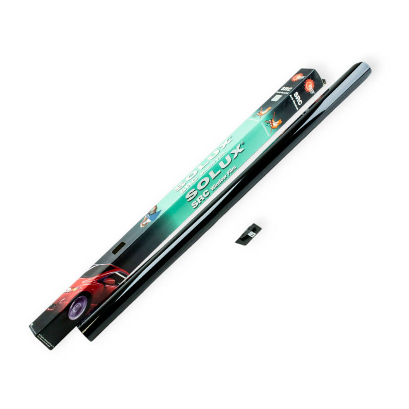 Тонувальна плівка solux 1x3m super dark black 3% (src антиподряпин) Мукачево - фото 1