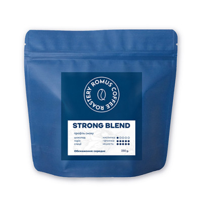 Кофе Romus Roastery Strong Blend в зернах 250 г (599685) Винница - изображение 1