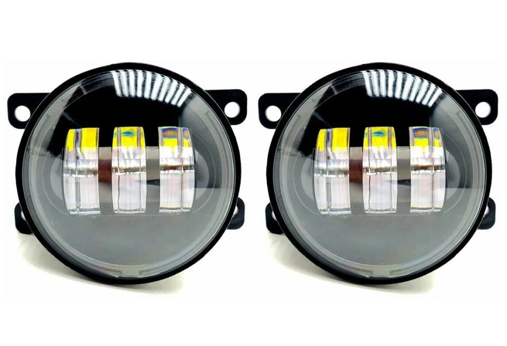 Комплект протитуманних LED фар StarLight SB-350 D=90мм біле світло (Renault, Citroen, Ford, Mitsubishi, Opel, Peugeot, Subaru) Харків - фото 7