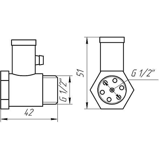 Клапан зворотній підривний 1/2″ HT158 (000001561) Київ