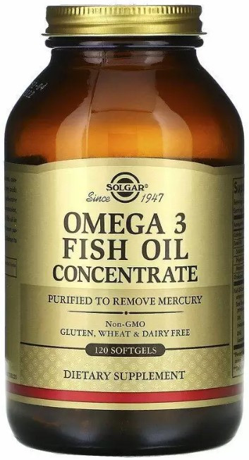 Риб'ячий жир Омега 3 Solgar Omega-3 Fish Oil 120 гелевых капсул Київ - фото 1
