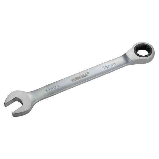 Торцевой ключ с храповым механизмом 14 мм CrV сатин SIGMA (6022141) Ровно