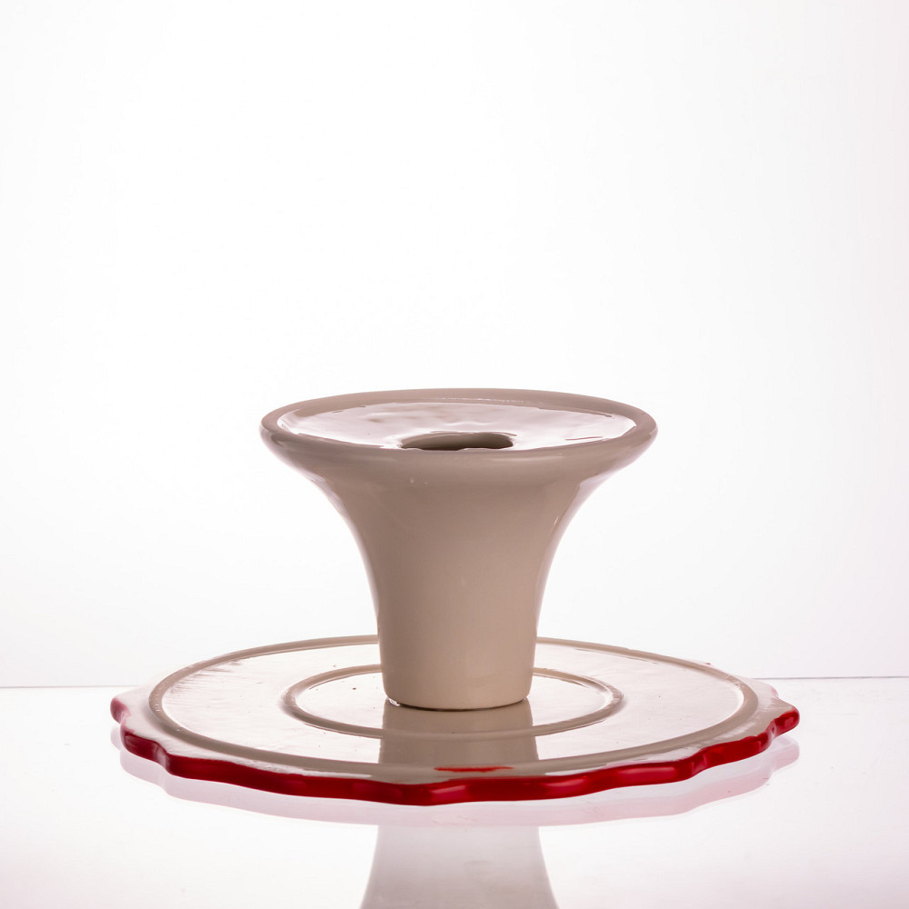 Тортівниця порцелянова на ніжці New Year Ø21 (см) CR-1-6 Київ - фото 3