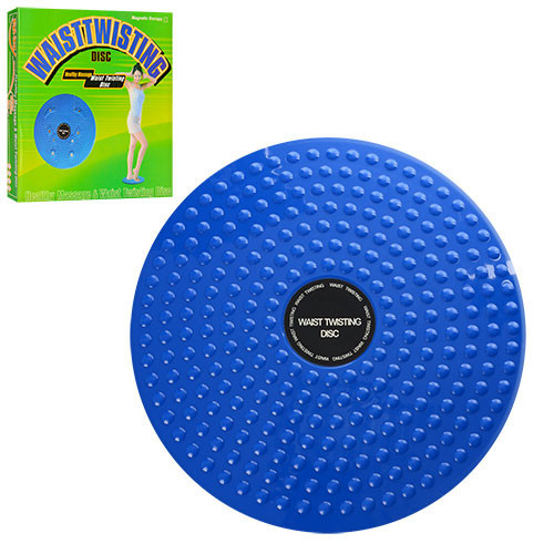 Підлоговий балансуваний диск Profi MS 0698 2в1 тренажер, масажер 24,5 см Вінниця - фото 1