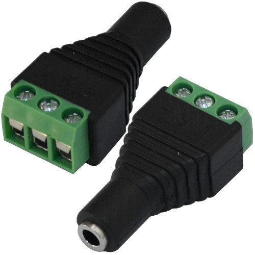 Гніздо 3,5 мм стерео з клемної колодкою (під гвинт) Полтава - фото 1