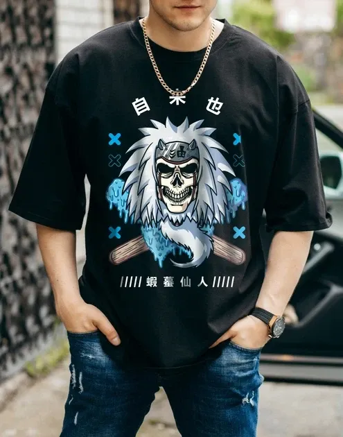 Футболка для подростка мальчика с принтом Наруто Джирайя Dead Edition Размер 160 Anime10108 Днепр - изображение 3