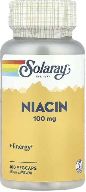Ниацин Solaray Niacin 100mg 100 вег капс Київ - фото 1
