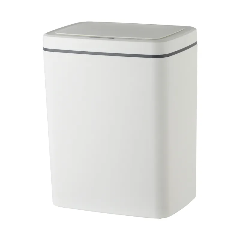 Мусорное ведро сенсорное прямоугольное Mixxus WAVE-TC0110 White 10 л цвет белый (MI7073) Харьков - изображение 1