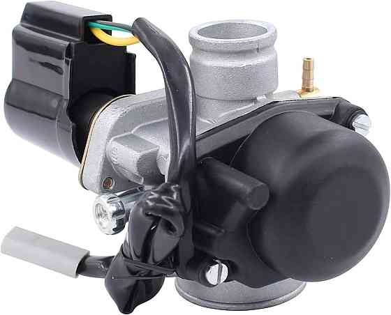 Карбюратор L2051ZIP 17.5mm з тросом для Aprilia SR50 Piaggio NRG MC3 Zip Vespa ET2 LX50 Yamaha Aerox карбюраторні дроти Київ