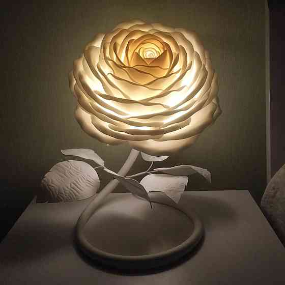 Світильник-нічник "Біла троянда" Дніпро