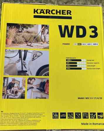 Потужний пилосос Karcher WD 3 для дому та професійного використання. Харків