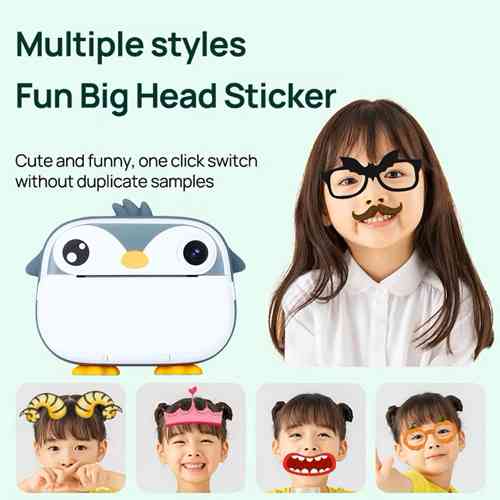 Детская цифровая фотокамера с печатью, Фотоаппарат й с мгновенной печатью для детей US-10 Львов