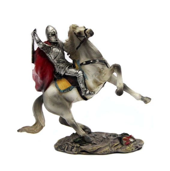 Сувенир из полимера Рыцарь на лошади Киев - изображение 1