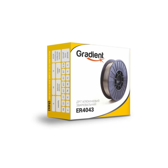 Сварочная проволока алюминиевая GRADIENT ER4043 Ø0,8 мм (0,5 кг) AlSi5 Киев