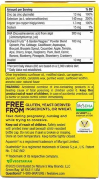 Вітаміни для вагітних Nature's Way Made Prenatal Multi 60 softgels Київ - фото 3