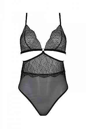 Боді Passion AMBERLY BODY black, S/M, відкрита спина, низ стрінги Sex Aura Київ