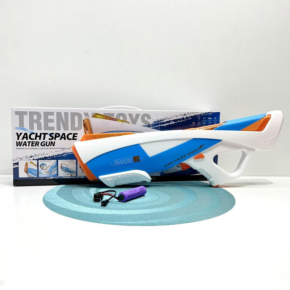 Автомат водяний на акумуляторі ємність для води вбудована Біло-блакитний (CY063) Чернигов - изображение 5