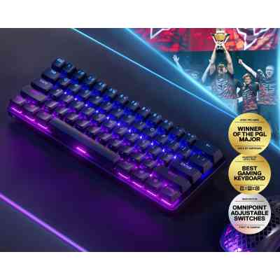 Клавіатура SteelSeries Apex Pro Mini Wireless UA Black (64842) Вінниця