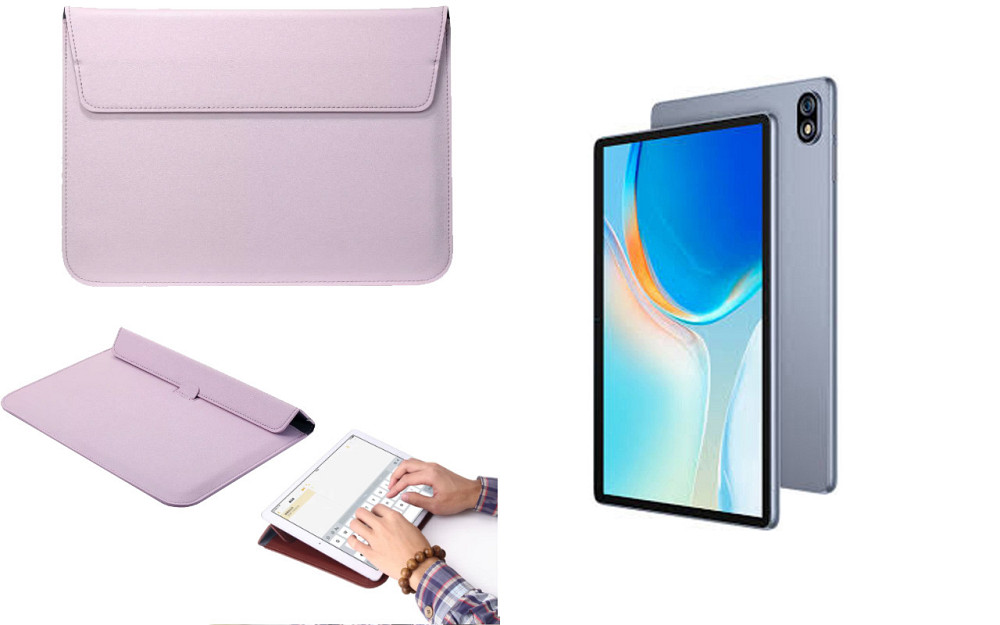 Чехол-конверт VitoCase для Ulefone Tab W10, с функцией подставки для планшета Фиолетовый Киев - изображение 1