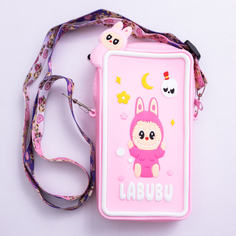 Yiwu Дитяча силіконова сумочка-гаманець 17*10*3 см Рожевий HP-55-18P Коломия - фото 1