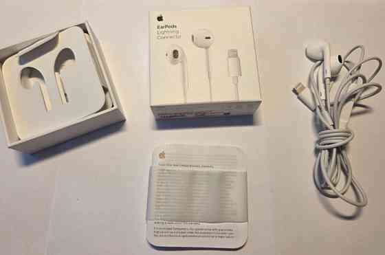 Оригінальні навушникі Earpods lightning лайтнинг провідні від Apple. Київ