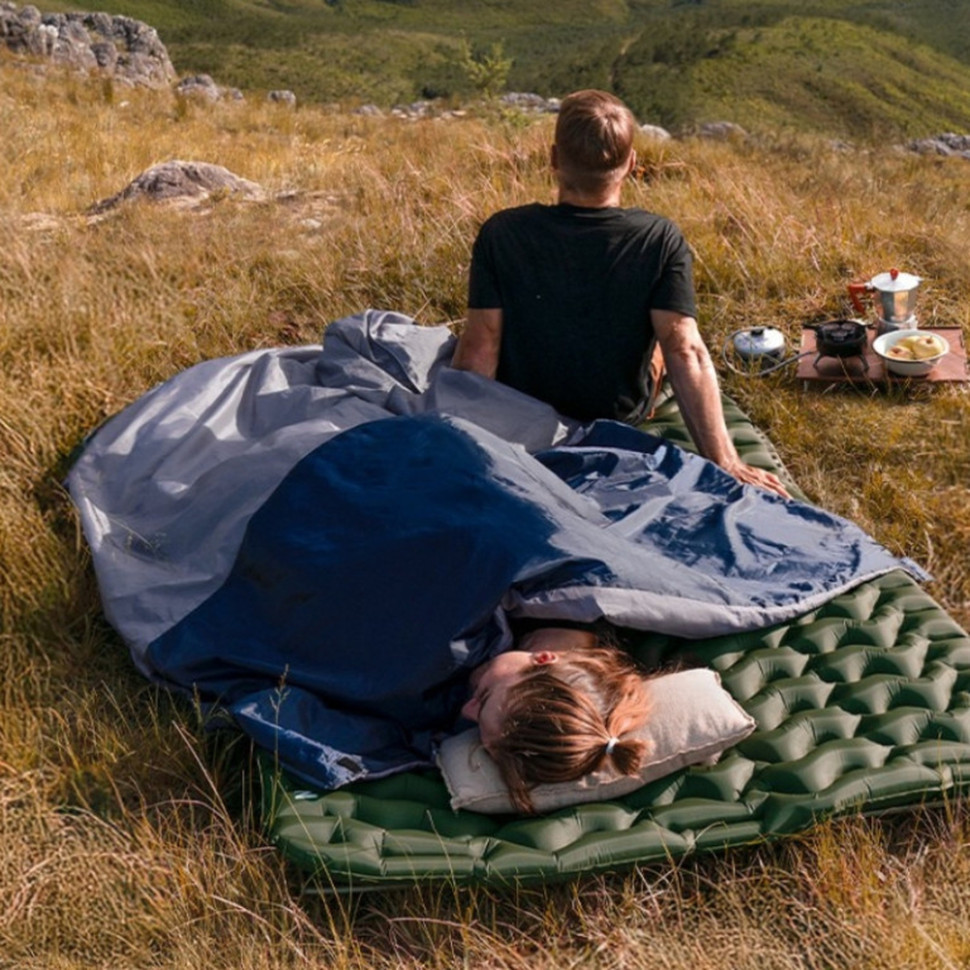 Спальний мішок Naturehike LW180 CNK2550WS026 Sunny Day PL01, (14°C) XL коричневий Київ - фото 12