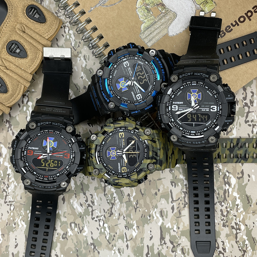 Patriot 001BUSBU СБУ Чорні з синім + Коробка. SBR Київ - фото 3