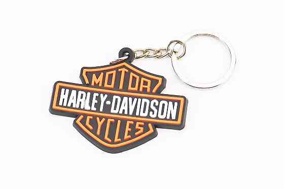 Брелок "HARLEY-DAVIDSON", гумовий 51х35мм Бершадь