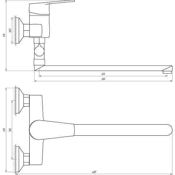 Змішувач для ванни DOMINO BLITZ DBC-108 Київ