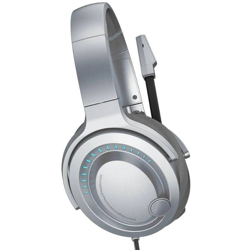 Ігрові навушники BASEUS GAMO Immersive 3D Virtual Game headphone NGD05-0A (Сірі) Николаев - изображение 4
