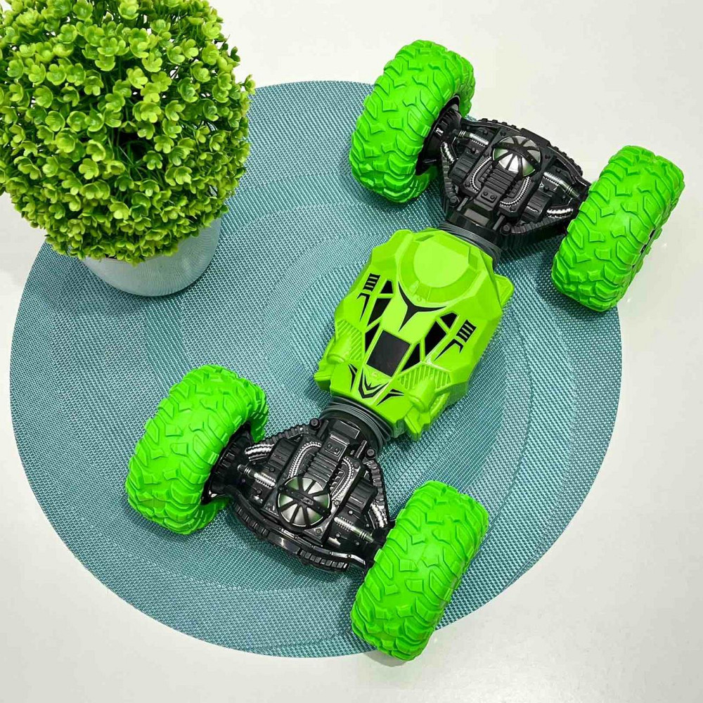 Машина трюкова всюдихід на радіокеруванні трансформер з гнучким корпусом Зелена (8023) Чернігів - фото 1