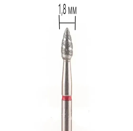 Насадка с бриллиантовым напылением ТОРНАДО ПОЧКА-ПУЛЯ КРАСНАЯ. Киев