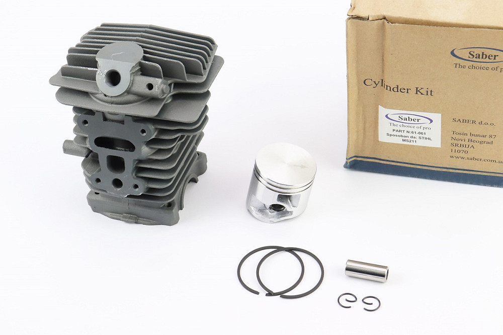 Циліндр к-кт (цпг) MS-211 40mm (палець 10mm) "чорний" Київ - фото 1