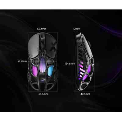 Мишка GravaStar Mercury X Pro 8K Wireless/Bluetooth/USB Black (GSXPRO_BLK) Вінниця