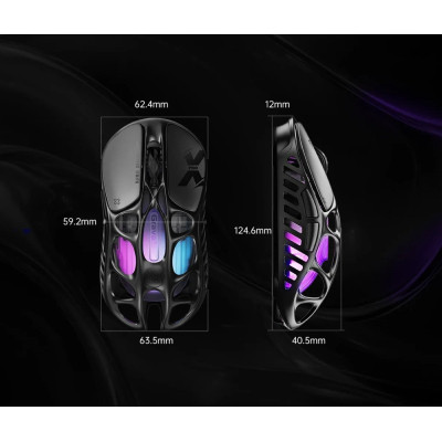 Мишка GravaStar Mercury X Pro 8K Wireless/Bluetooth/USB Black (GSXPRO_BLK) Вінниця - фото 5